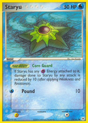 Staryu (75/101) [EX: Hidden Legends] - Card Brawlers | Quebec | Canada | Yu-Gi-Oh!