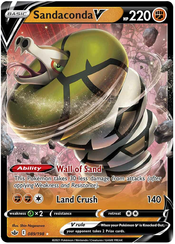 Sandaconda V (089/198) [Sword & Shield: Chilling Reign] - Card Brawlers | Quebec | Canada | Yu-Gi-Oh!