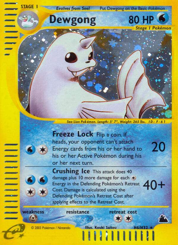 Dewgong (H6/H32) [Skyridge] - Card Brawlers | Quebec | Canada | Yu-Gi-Oh!