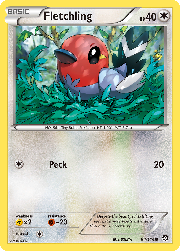 Fletchling (94/114) [XY: Steam Siege] - Card Brawlers | Quebec | Canada | Yu-Gi-Oh!