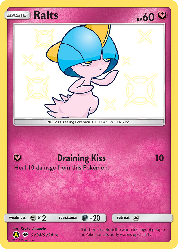 Ralts (SV34/SV94) [Sun & Moon: Hidden Fates - Shiny Vault] - Card Brawlers | Quebec | Canada | Yu-Gi-Oh!