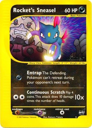 Rocket's Sneasel (5) (Winner) [Best of Promos] - Card Brawlers | Quebec | Canada | Yu-Gi-Oh!