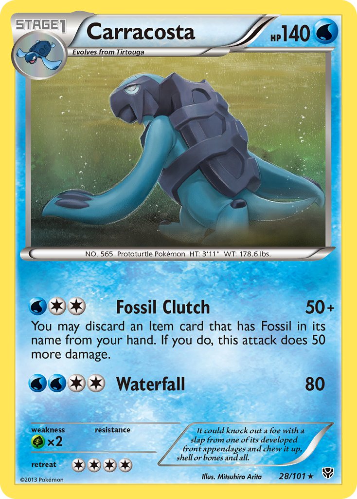 Carracosta (28/101) [Black & White: Plasma Blast] - Card Brawlers | Quebec | Canada | Yu-Gi-Oh!