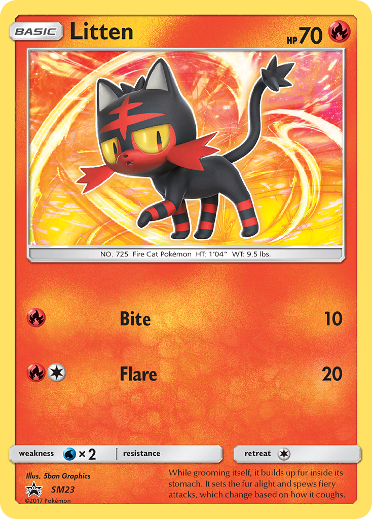 Litten (SM23) [Sun & Moon: Black Star Promos] - Card Brawlers | Quebec | Canada | Yu-Gi-Oh!