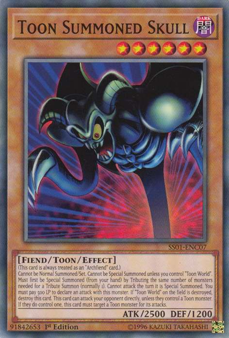 Toon Summoned Skull [SS01-ENC07] Common - Card Brawlers | Quebec | Canada | Yu-Gi-Oh!