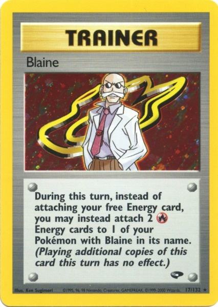 Blaine (17/132) [Gym Challenge Unlimited] - Card Brawlers | Quebec | Canada | Yu-Gi-Oh!
