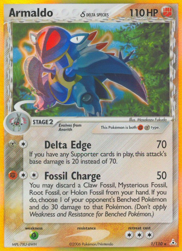 Armaldo (1/110) (Delta Species) [EX: Holon Phantoms] - Card Brawlers | Quebec | Canada | Yu-Gi-Oh!
