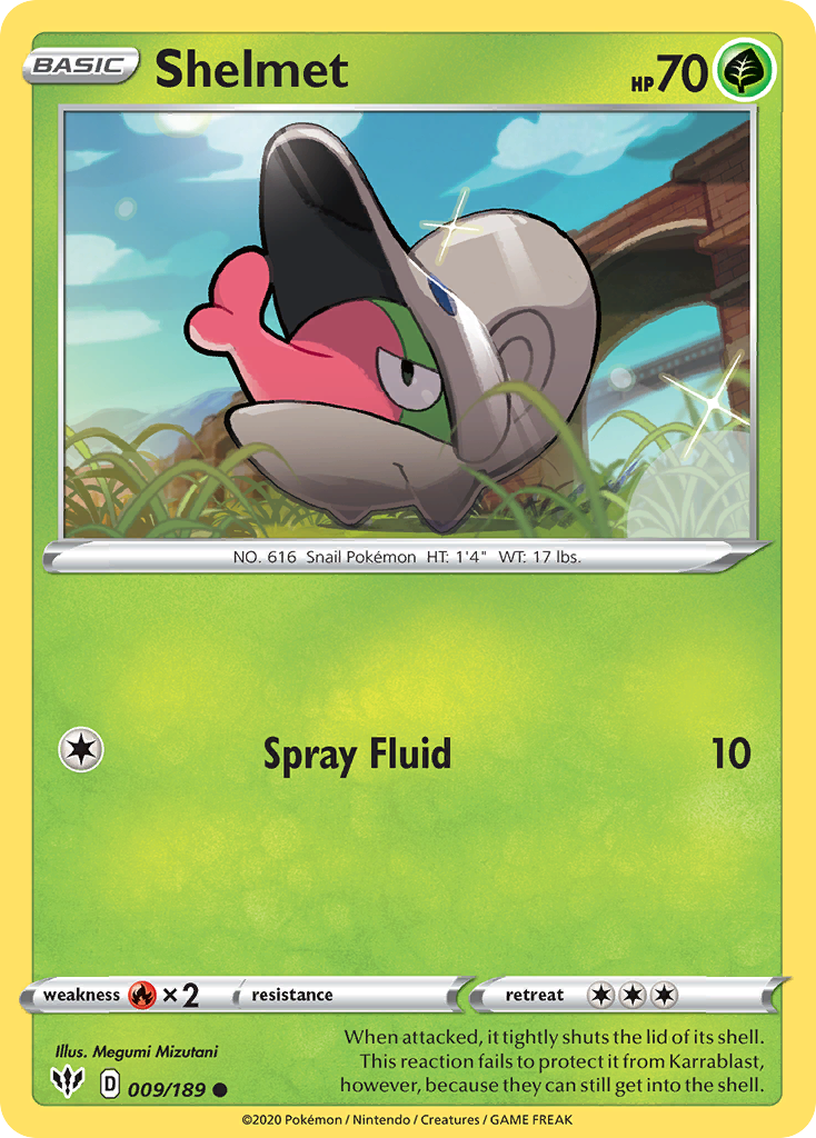 Shelmet (009/189) [Sword & Shield: Darkness Ablaze] - Card Brawlers | Quebec | Canada | Yu-Gi-Oh!
