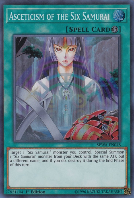 Asceticism of the Six Samurai [SPWA-EN048] Super Rare - Yu-Gi-Oh! - Card Brawlers | Quebec | Canada |