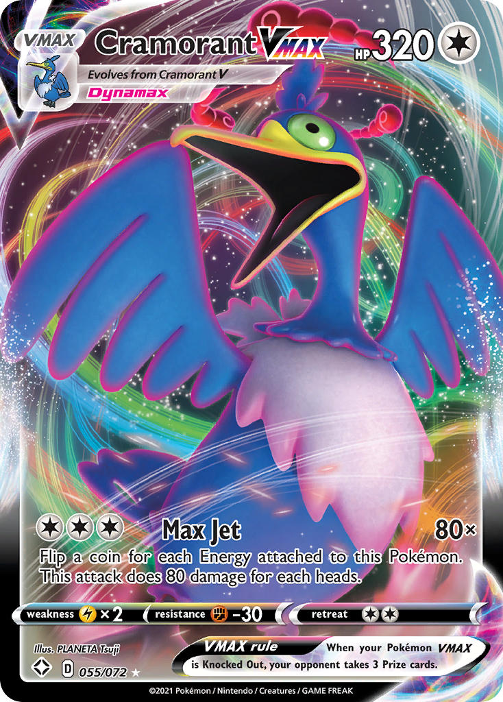 Cramorant VMAX (055/072) [Sword & Shield: Shining Fates] - Card Brawlers | Quebec | Canada | Yu-Gi-Oh!