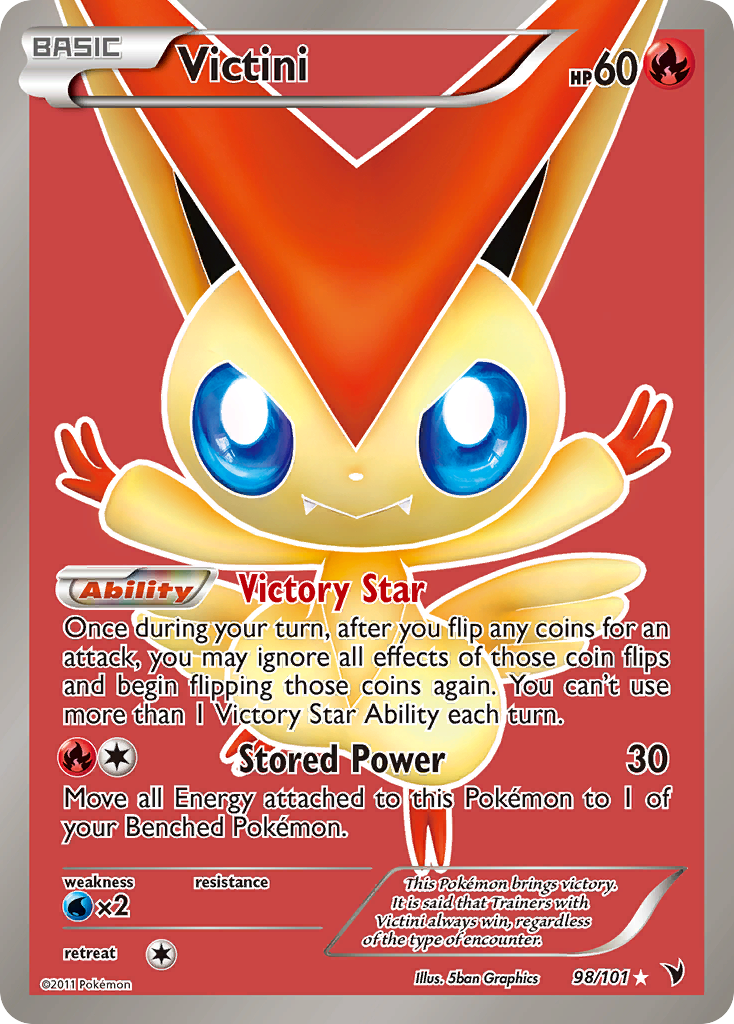 Victini (98/101) [Black & White: Noble Victories] - Card Brawlers | Quebec | Canada | Yu-Gi-Oh!