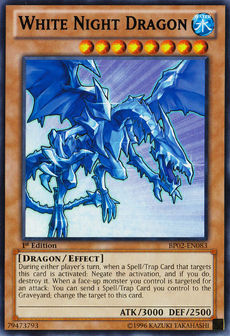 White Night Dragon [BP02-EN083] Mosaic Rare - Card Brawlers | Quebec | Canada | Yu-Gi-Oh!