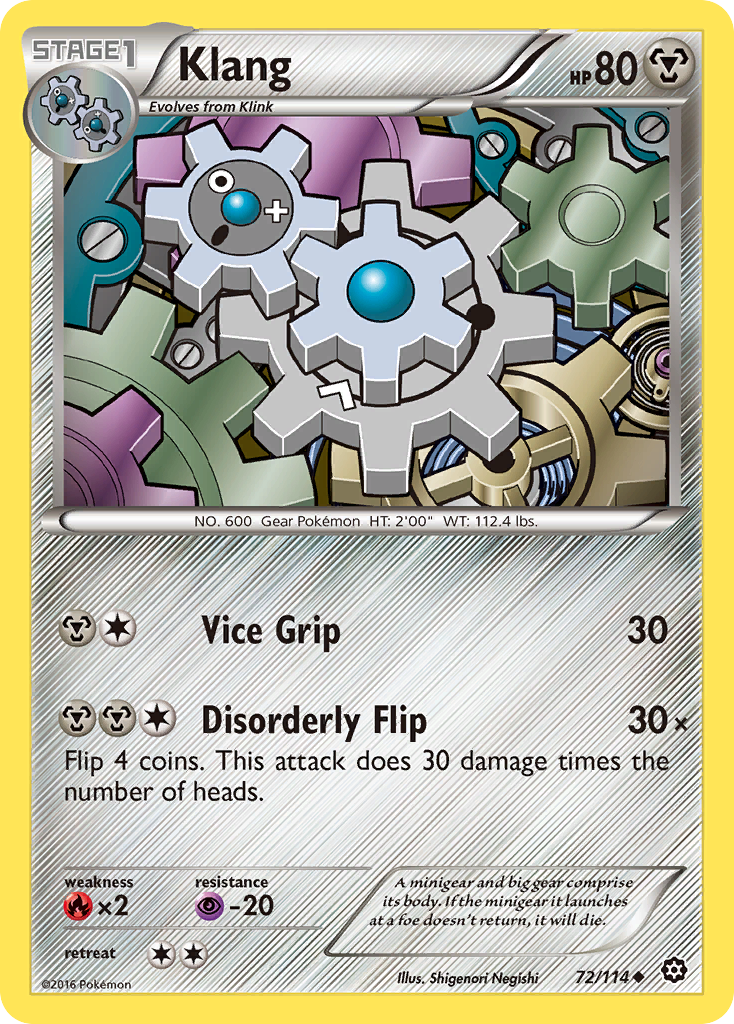 Klang (72/114) [XY: Steam Siege] - Card Brawlers | Quebec | Canada | Yu-Gi-Oh!