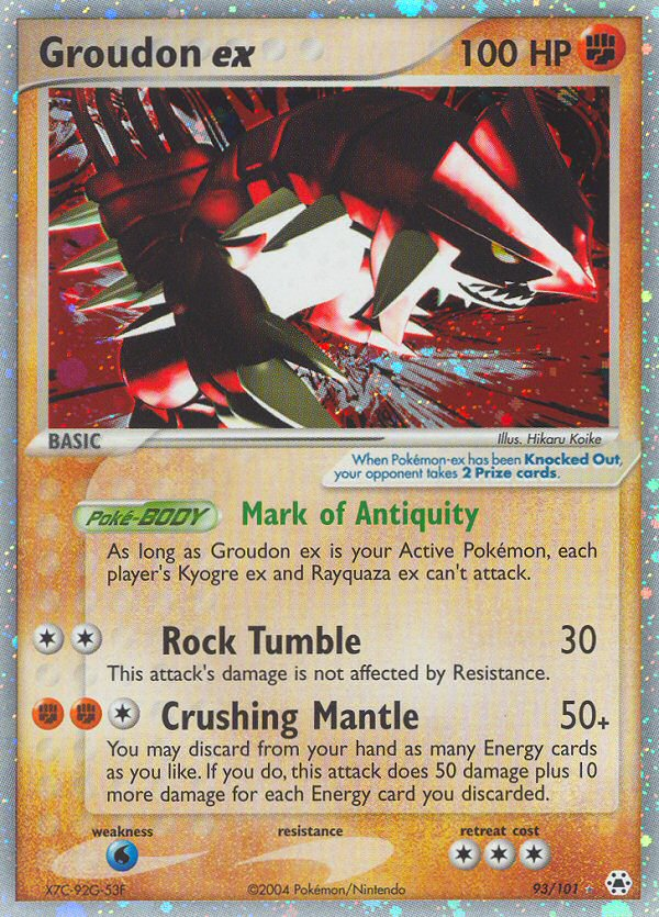 Groudon ex (93/101) [EX: Hidden Legends] - Card Brawlers | Quebec | Canada | Yu-Gi-Oh!