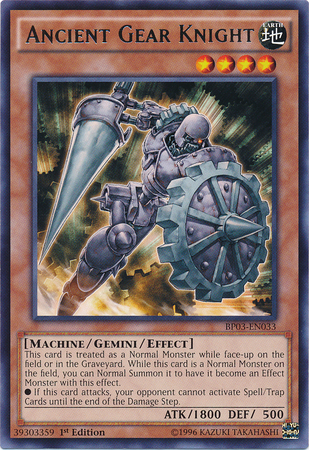 Ancient Gear Knight [BP03-EN033] Rare - Card Brawlers | Quebec | Canada | Yu-Gi-Oh!