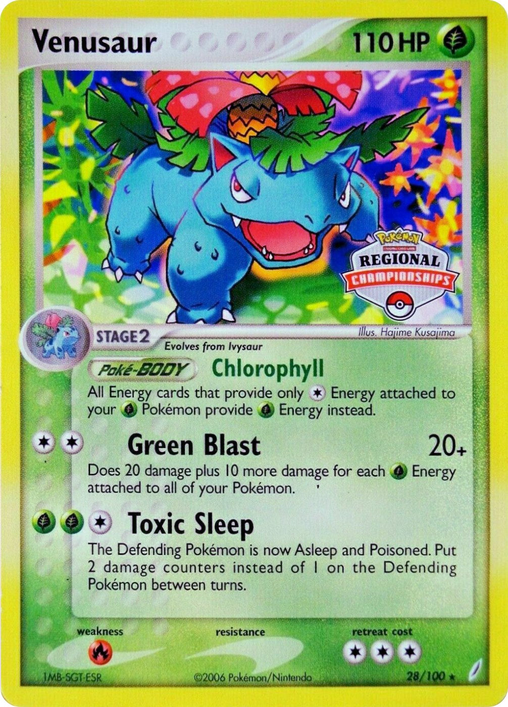 Venusaur (28/100) (Regional Championship Promo) [EX: Crystal Guardians] - Card Brawlers | Quebec | Canada | Yu-Gi-Oh!