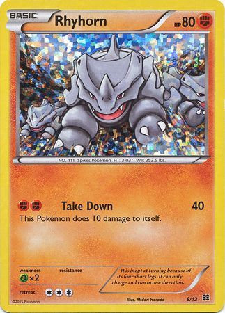 Rhyhorn (8/12) [McDonald's Promos: 2015 Collection] - Card Brawlers | Quebec | Canada | Yu-Gi-Oh!