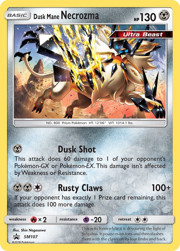 Dusk Mane Necrozma (SM107) [Sun & Moon: Black Star Promos] - Card Brawlers | Quebec | Canada | Yu-Gi-Oh!