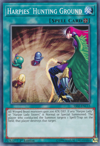 Harpies' Hunting Ground [SS02-ENC13] Common - Yu-Gi-Oh! - Card Brawlers | Quebec | Canada |