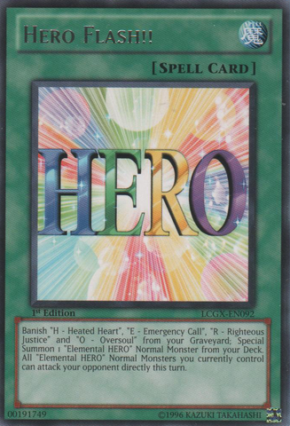 Hero Flash!! [LCGX-EN092] Rare - Card Brawlers | Quebec | Canada | Yu-Gi-Oh!