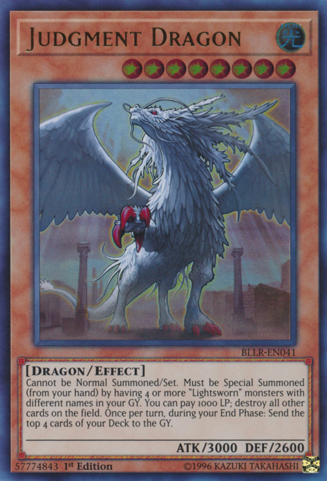 Judgment Dragon [BLLR-EN041] Ultra Rare - Card Brawlers | Quebec | Canada | Yu-Gi-Oh!