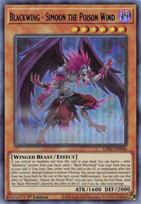 Blackwing - Simoon the Poison Wind (Purple) [LDS2-EN040] Ultra Rare - Card Brawlers | Quebec | Canada | Yu-Gi-Oh!