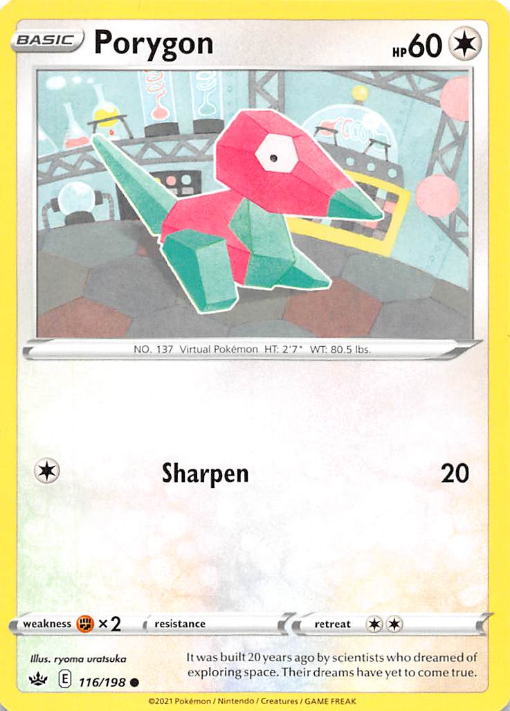 Porygon (116/198) [Sword & Shield: Chilling Reign] - Card Brawlers | Quebec | Canada | Yu-Gi-Oh!