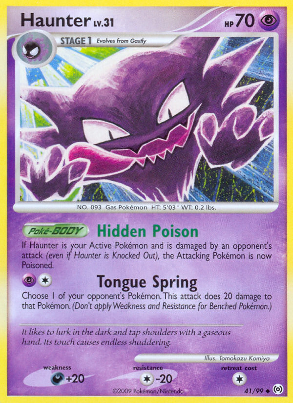 Haunter (41/99) [Platinum: Arceus] - Card Brawlers | Quebec | Canada | Yu-Gi-Oh!