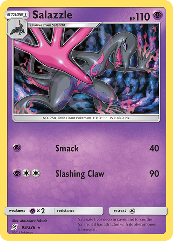 Salazzle (99/236) [Sun & Moon: Unified Minds] - Card Brawlers | Quebec | Canada | Yu-Gi-Oh!
