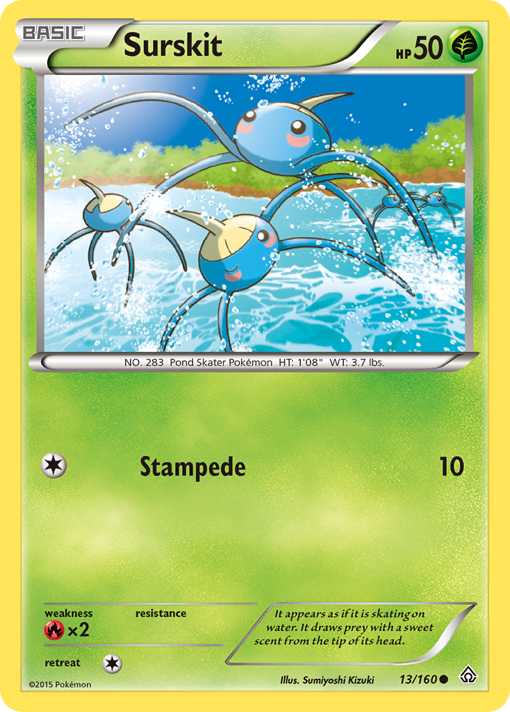 Surskit (13/160) [XY: Primal Clash] - Card Brawlers | Quebec | Canada | Yu-Gi-Oh!