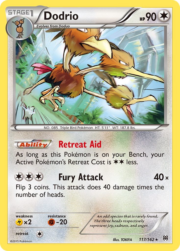 Dodrio (117/162) [XY: BREAKthrough] - Card Brawlers | Quebec | Canada | Yu-Gi-Oh!