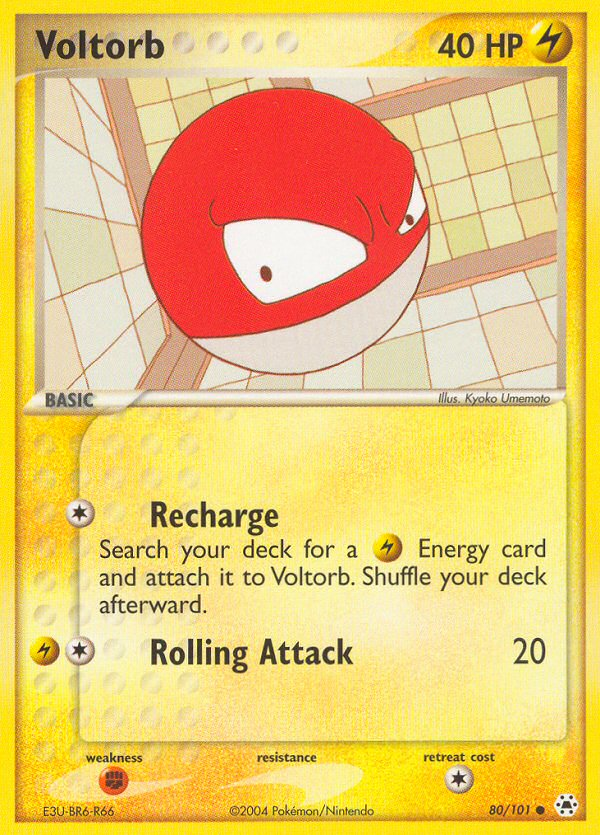Voltorb (80/101) [EX: Hidden Legends] - Card Brawlers | Quebec | Canada | Yu-Gi-Oh!