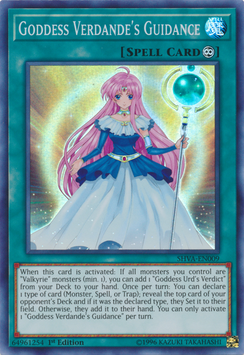Goddess Verdande's Guidance [SHVA-EN009] Super Rare - Card Brawlers | Quebec | Canada | Yu-Gi-Oh!
