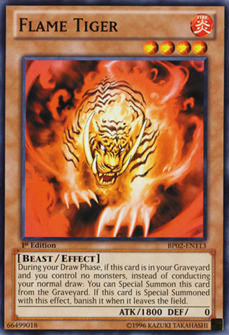 Flame Tiger [BP02-EN113] Mosaic Rare - Card Brawlers | Quebec | Canada | Yu-Gi-Oh!