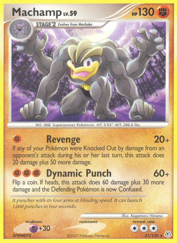 Machamp (31/130) [Diamond & Pearl: Base Set] - Card Brawlers | Quebec | Canada | Yu-Gi-Oh!