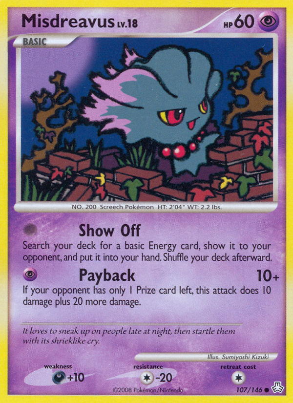 Misdreavus (107/146) [Diamond & Pearl: Legends Awakened] - Card Brawlers | Quebec | Canada | Yu-Gi-Oh!