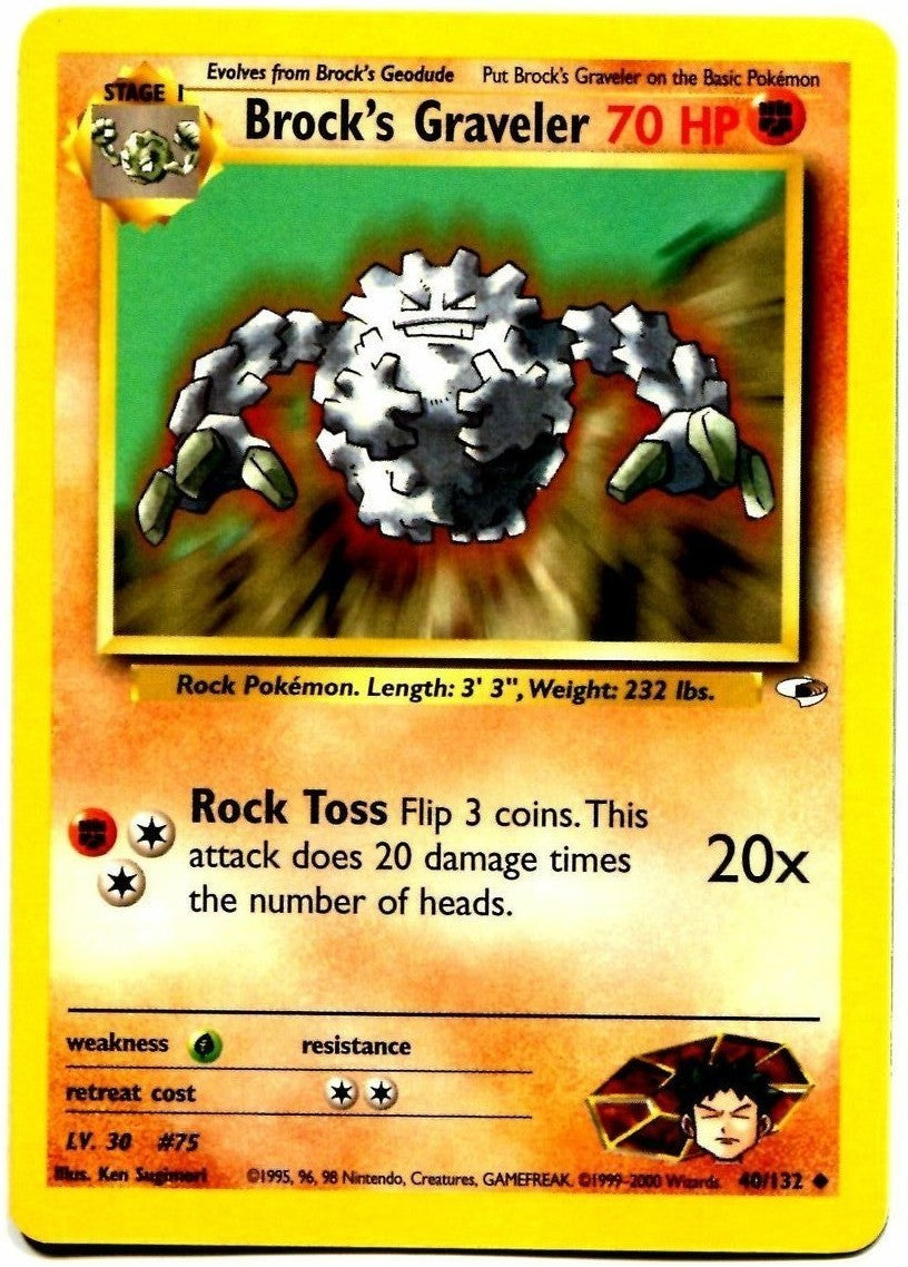 Brock's Graveler (40/132) [Gym Heroes Unlimited] - Card Brawlers | Quebec | Canada | Yu-Gi-Oh!