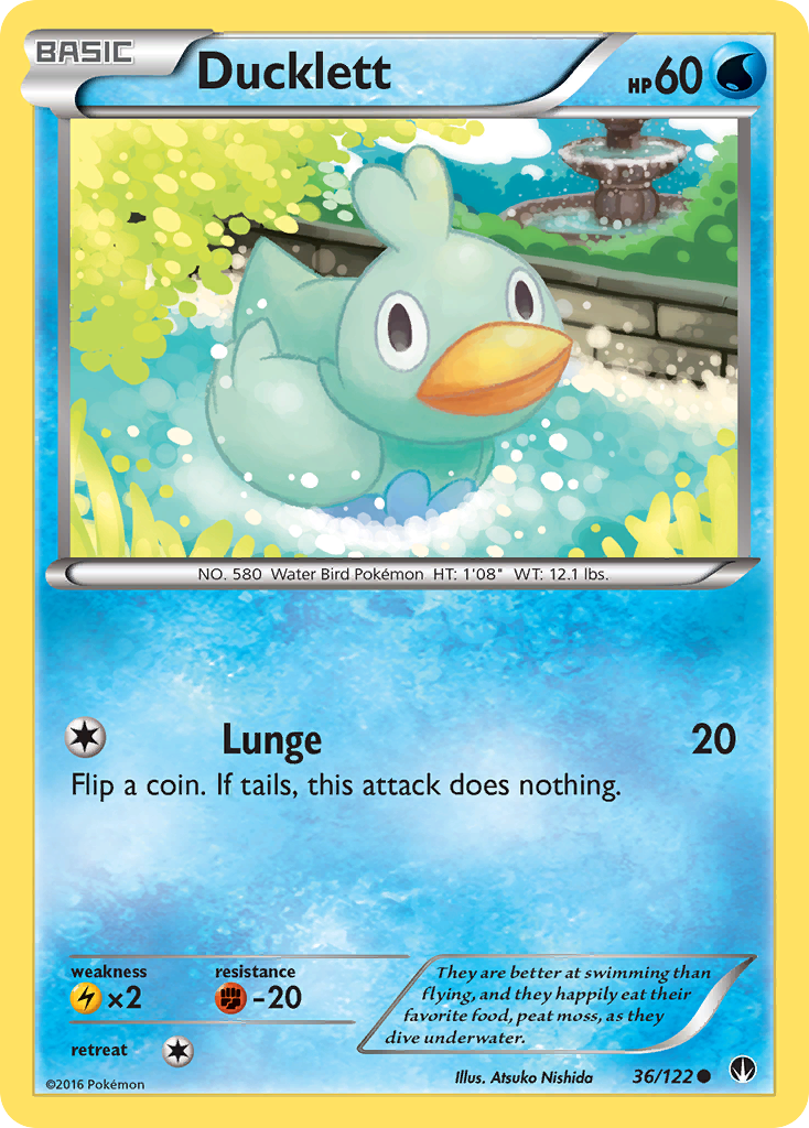 Ducklett (36/122) [XY: BREAKpoint] - Card Brawlers | Quebec | Canada | Yu-Gi-Oh!