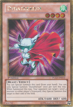 Dynatherium [PGLD-EN014] Gold Secret Rare - Card Brawlers | Quebec | Canada | Yu-Gi-Oh!