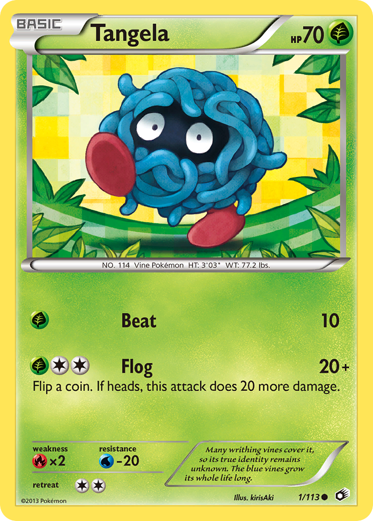 Tangela (1/113) [Black & White: Legendary Treasures] - Card Brawlers | Quebec | Canada | Yu-Gi-Oh!