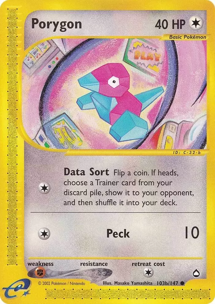 Porygon (103b/147) [Aquapolis] - Card Brawlers | Quebec | Canada | Yu-Gi-Oh!