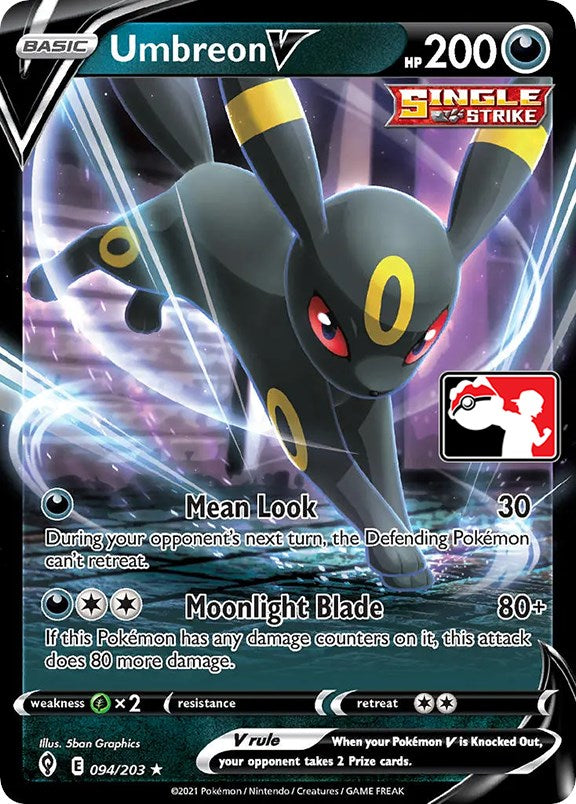 Umbreon V (094/203) [Prize Pack Series One] - Card Brawlers | Quebec | Canada | Yu-Gi-Oh!