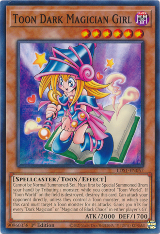 Toon Dark Magician Girl [LDS1-EN057] Common - Card Brawlers | Quebec | Canada | Yu-Gi-Oh!
