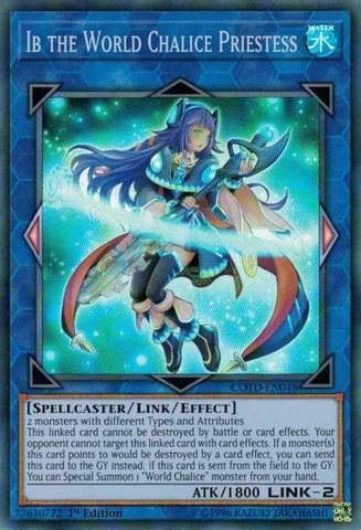 Ib the World Chalice Priestess [COTD-EN048] Super Rare - Yu-Gi-Oh! - Card Brawlers | Quebec | Canada |