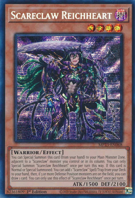 Scareclaw Reichheart [MP23-EN068] Prismatic Secret Rare - Card Brawlers | Quebec | Canada | Yu-Gi-Oh!