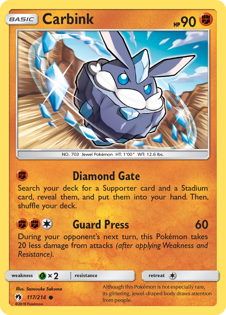 Carbink (117/214) [Sun & Moon: Lost Thunder] - Card Brawlers | Quebec | Canada | Yu-Gi-Oh!