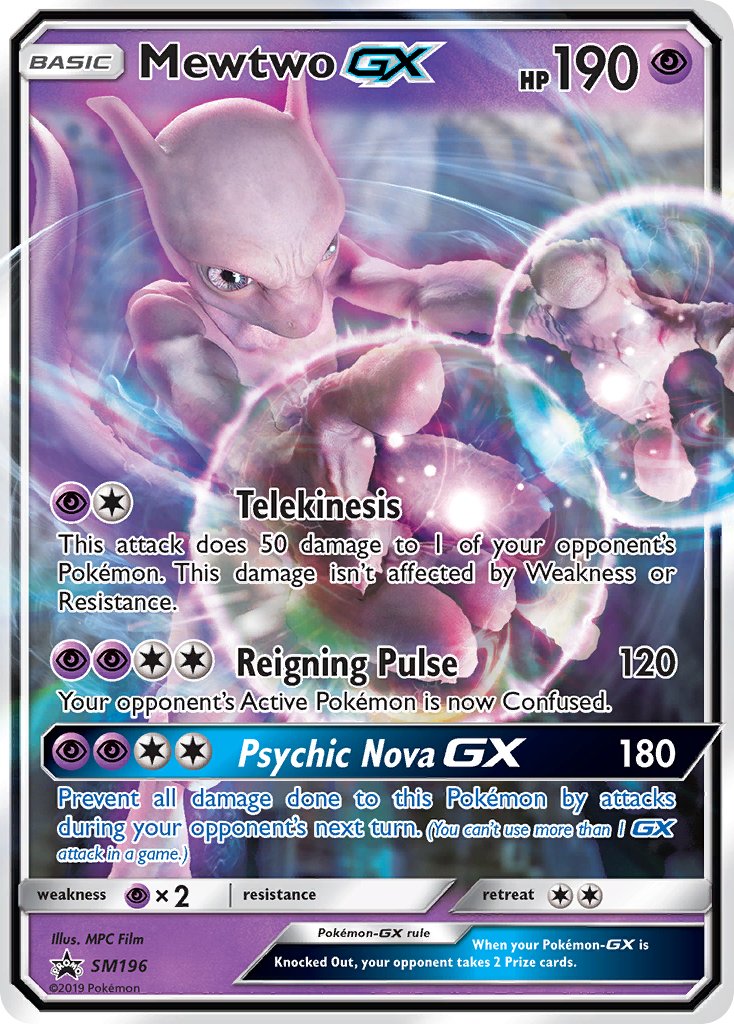 Mewtwo GX (SM196) [Sun & Moon: Black Star Promos] - Card Brawlers | Quebec | Canada | Yu-Gi-Oh!