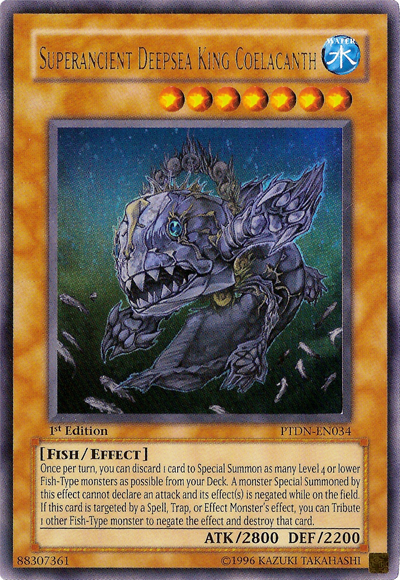 Superancient Deepsea King Coelacanth [PTDN-EN034] Ultra Rare - Card Brawlers | Quebec | Canada | Yu-Gi-Oh!