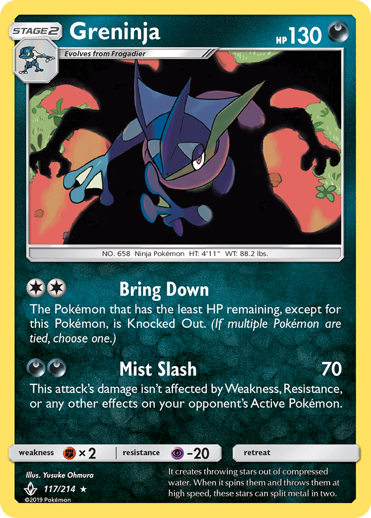 Greninja (117/214) [Sun & Moon: Unbroken Bonds] - Card Brawlers | Quebec | Canada | Yu-Gi-Oh!