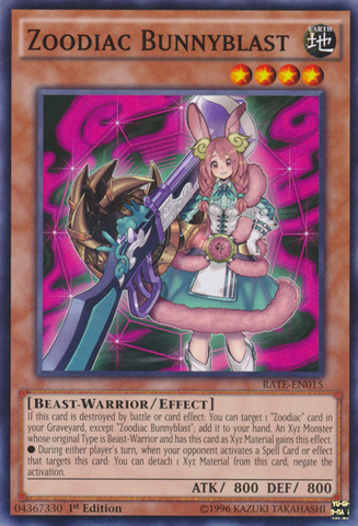 Zoodiac Bunnyblast [RATE-EN015] Common - Card Brawlers | Quebec | Canada | Yu-Gi-Oh!